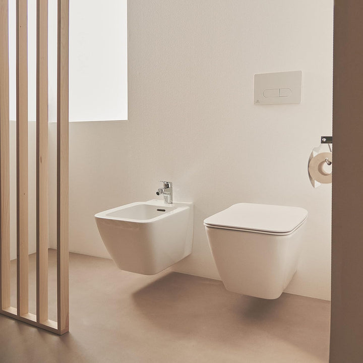 Ideal Standard R0115AC Oleas Betätigungsplatte Oleas M1 Mechanical Toilet Flush Plate - White Weiss,