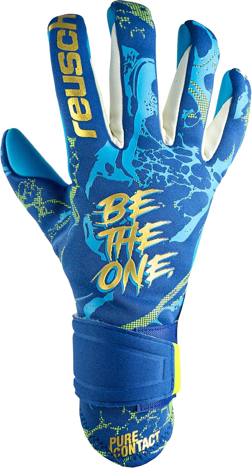 Reusch Unisex – Erwachsene Torwarthandschuhe Pure Contact Aqua mit Hervorragendem Grip und Innennaht