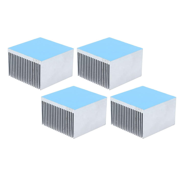 Kühlrippen Aluminium Set, 4 PC Kühlrippen-Kühlkörper-Kit, 60x60x30mm Kühler Fin Kühlkörper für die K