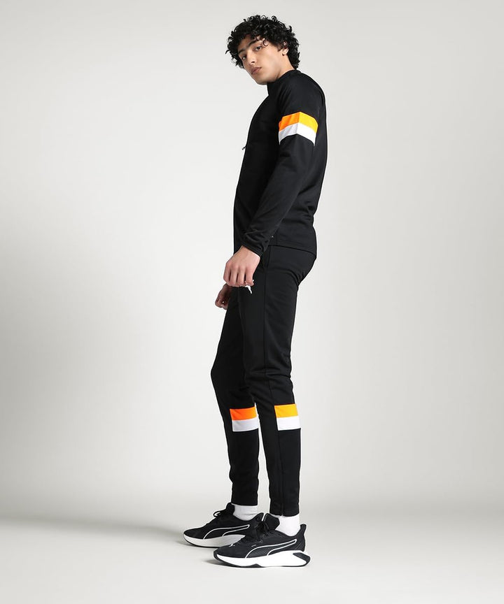 PUMA Herren Individualrise Tracksuit Strickanzüge (1er Pack) S PUMA Black-Heat Fire, S PUMA Black-He