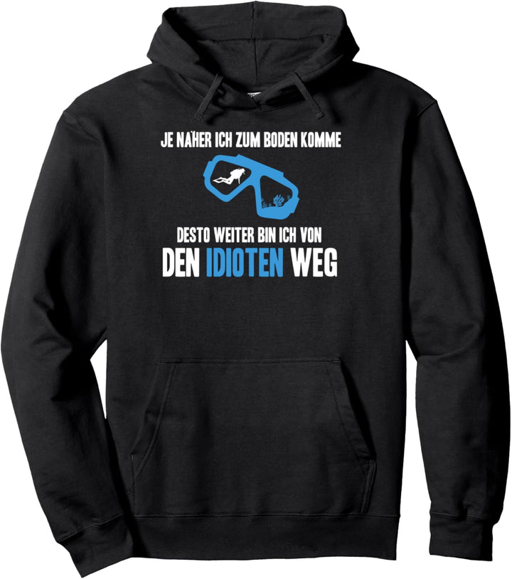 Tauchen Taucher Tauchsport Geschenk Pullover Hoodie