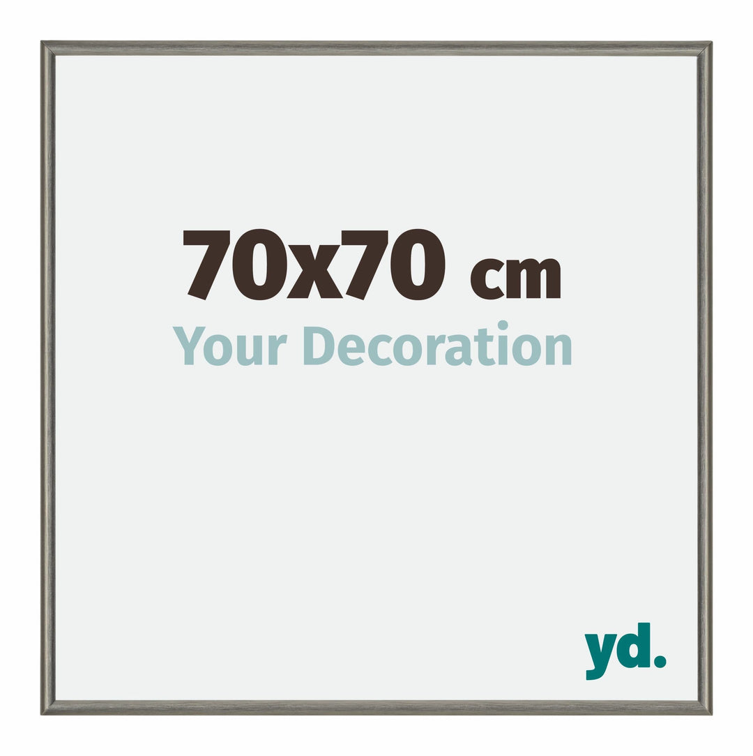 yd. Your Decoration - Bilderrahmen 70x70 cm - Bilderrahmen aus Aluminium mit Acrylglas - Antireflex