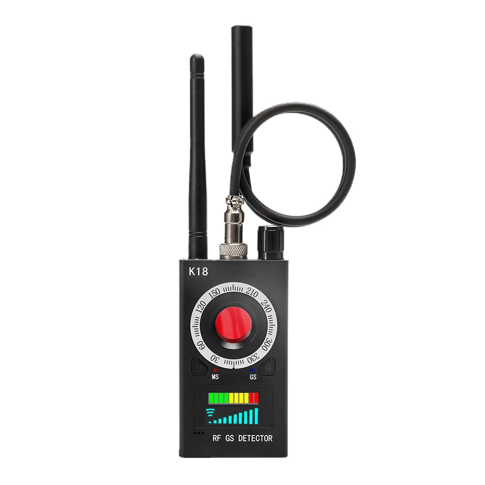 Wanzen Detektor RF Wireless, Anti Spy Detector für GSM Tracker Abhörgeräte Funkkameras Wanzenfinder