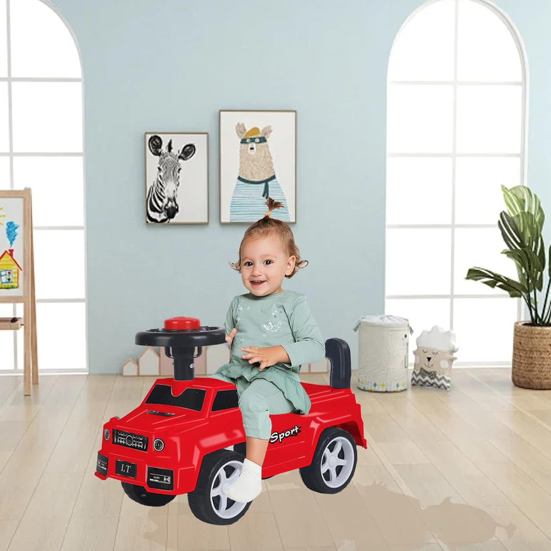 Rutschauto für Kinder, Tragespielzeug zum Schieben, Lauflernhilfe für Kinder, Buggy – Little Auto –