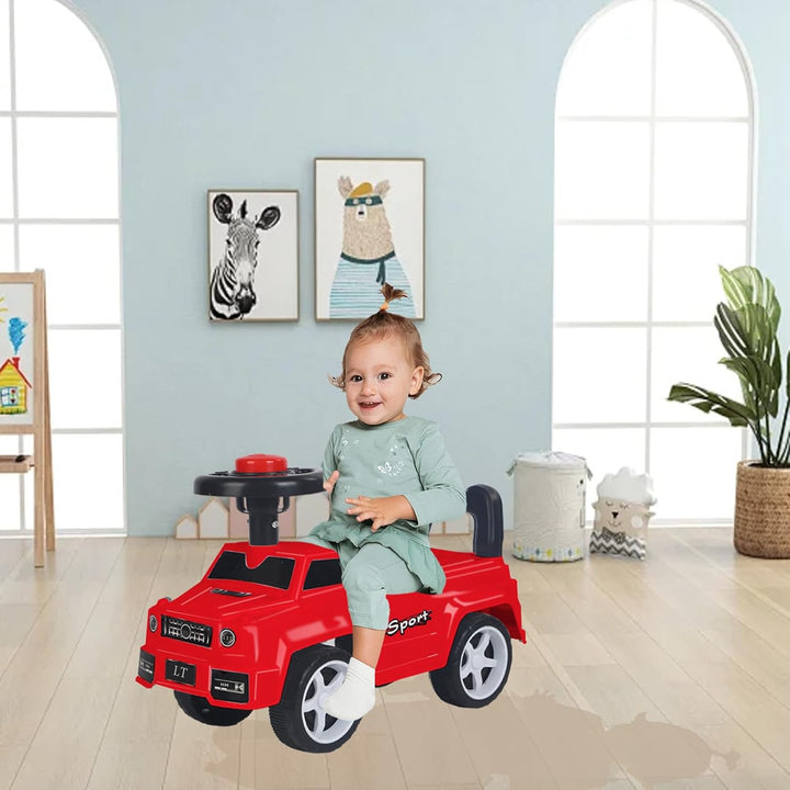 Rutschauto für Kinder, Tragespielzeug zum Schieben, Lauflernhilfe für Kinder, Buggy – Little Auto –