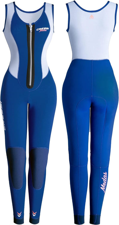 Cressi Medas Lady Complete Wetsuit 5mm - Tauch Neoprenanzug bestehend aus Hose/Mieder-Reissverschlus