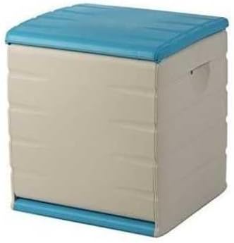Plastiken Space Save Truhen, Kunststoff, 60 x 61 x 53 cm 60x61x53 cm blau, Blau
