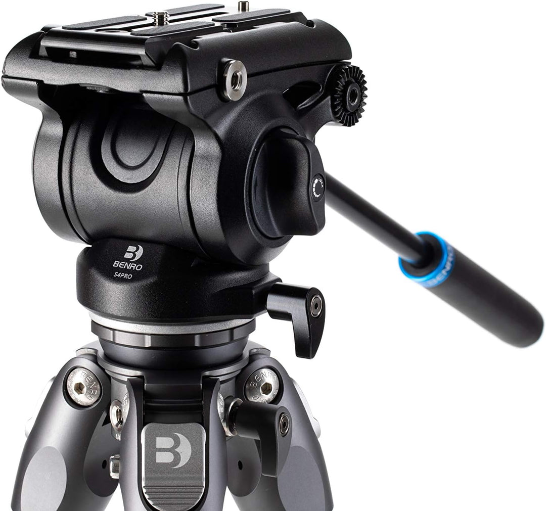 BENRO Trepied Vidéo Carbone Tortoise 24CLV+S4PRO - TTOR24CLVS4PRO