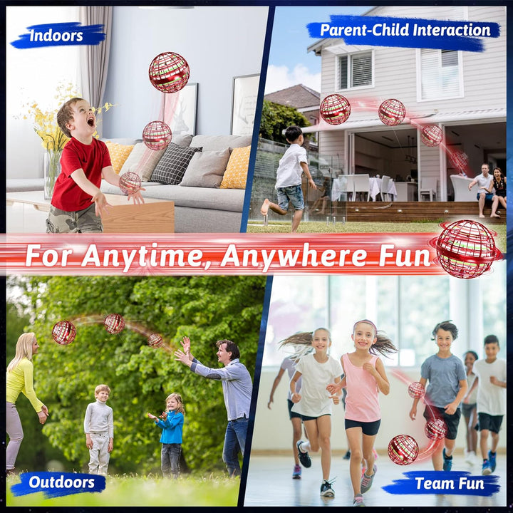 semai Fliegender Ball, Flying Orb Ball mit RGB Licht, Spielzeug Jungen Magic Ball, Hand Controlled S