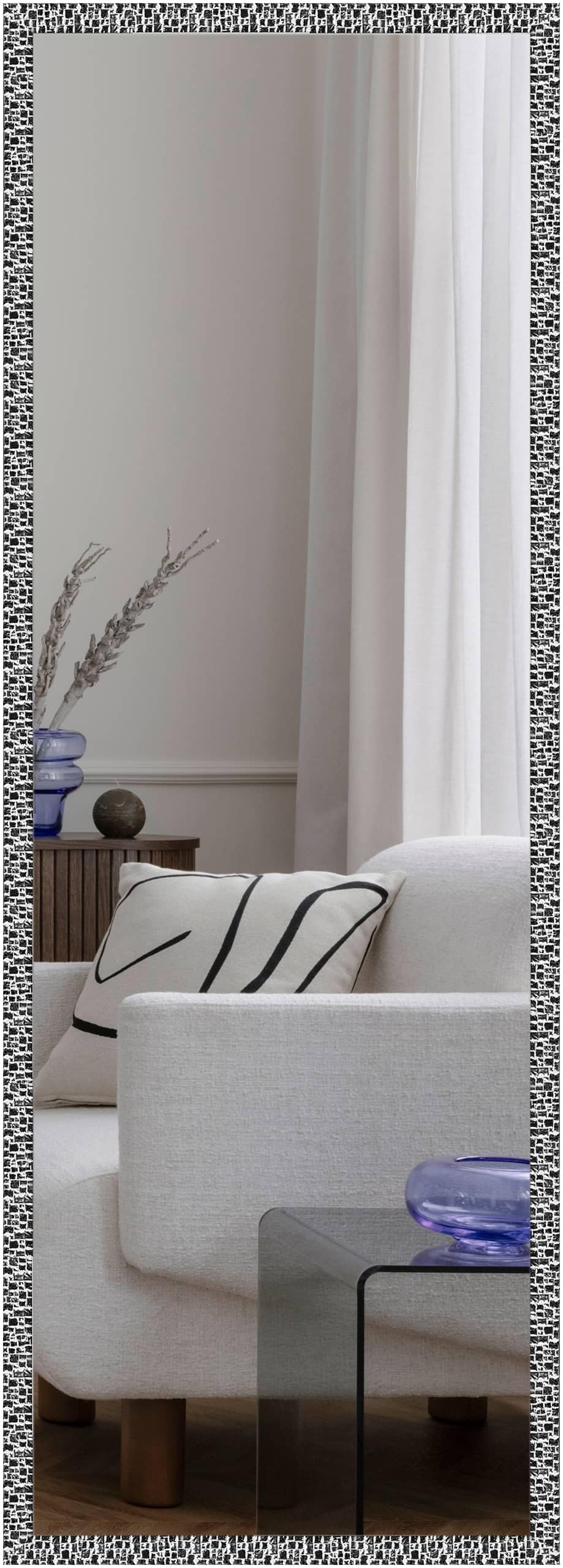 nielsen HOME Wandspiegel Florentina, Silber, Kunststoff, ca. 50x150 cm Silber 50 x 150 cm, Silber 50
