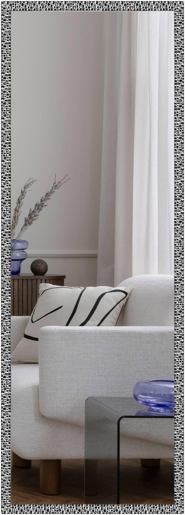 nielsen HOME Wandspiegel Florentina, Silber, Kunststoff, ca. 50x150 cm Silber 50 x 150 cm, Silber 50