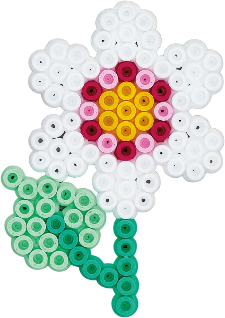 Hama Perlen 2066 Bügelperlen XXL Dose mit ca. 15.000 bunten Midi Bastelperlen mit Durchmesser 5 mm i