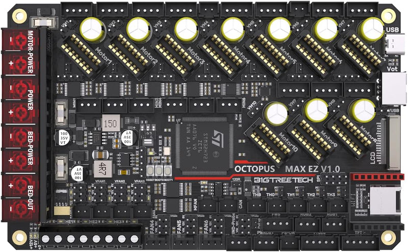 BIGTREETECH Octopus Max EZ V1.0 Steuerplatine 32 Bit Neues Upgrade Octopus Pro Motherboard, kompatib