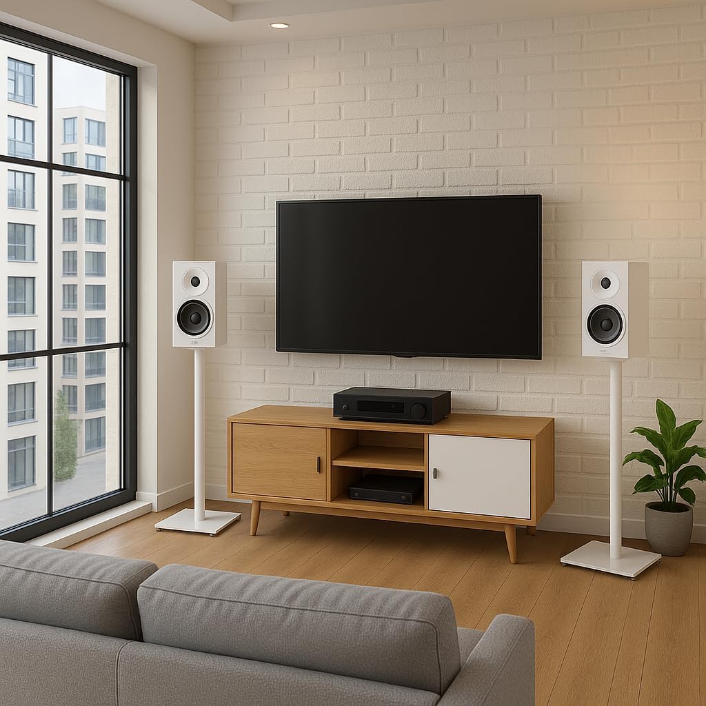 Sonorous - SP100/60 Weiss - Paar Füsse für Lautsprecher von 60 cm Höhe