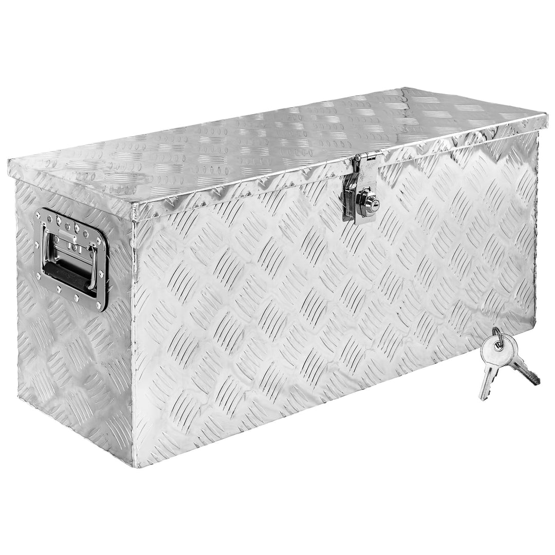 Trucky Truckbox Box Werkzeugkiste Anhängerbox Deichselbox 15 Grössen Alumium, Boxentyp:D080 (79 x 29