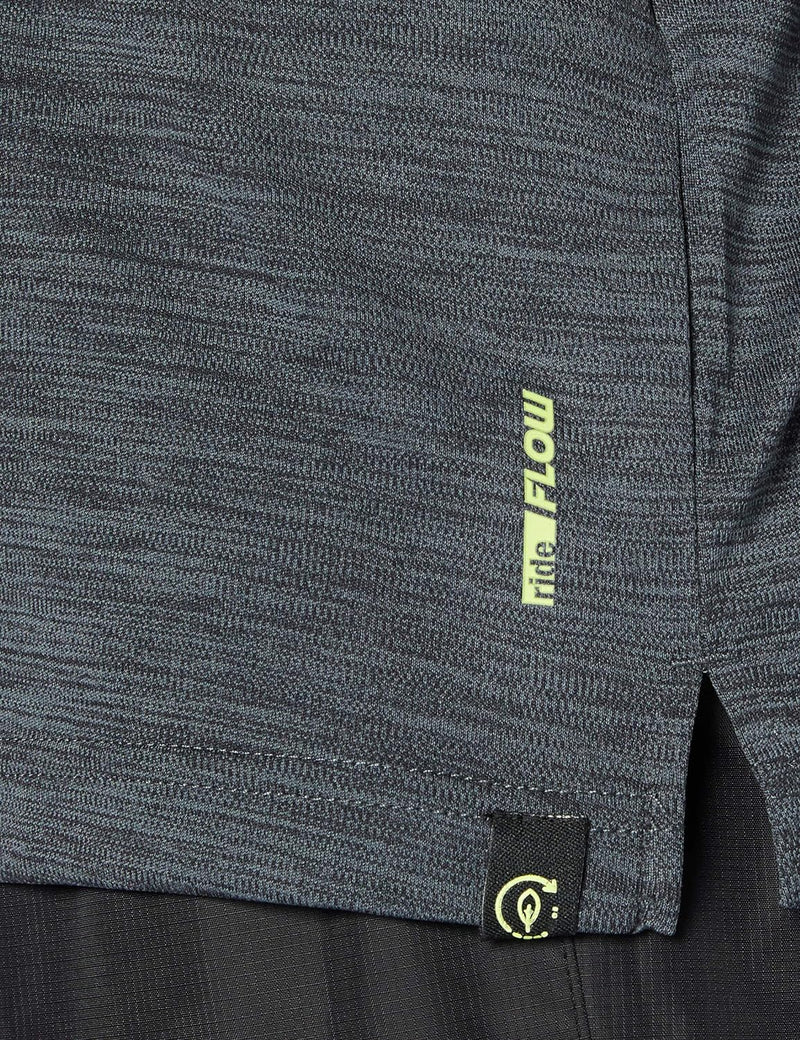 IXS Flow X Langarmshirt Graphit-Solid Black M