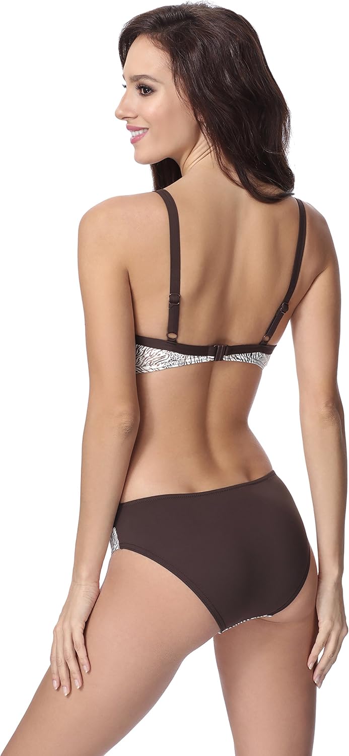 Merry Style Damen Push Up Bikini F21 38 Muster-330, 38 Muster-330