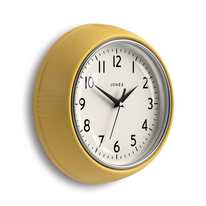 JONES CLOCKS® Ketchup-Wanduhr, Retro-Design, perfekt für die Küche, Heimbüro, Schlafzimmer 25cm Frec