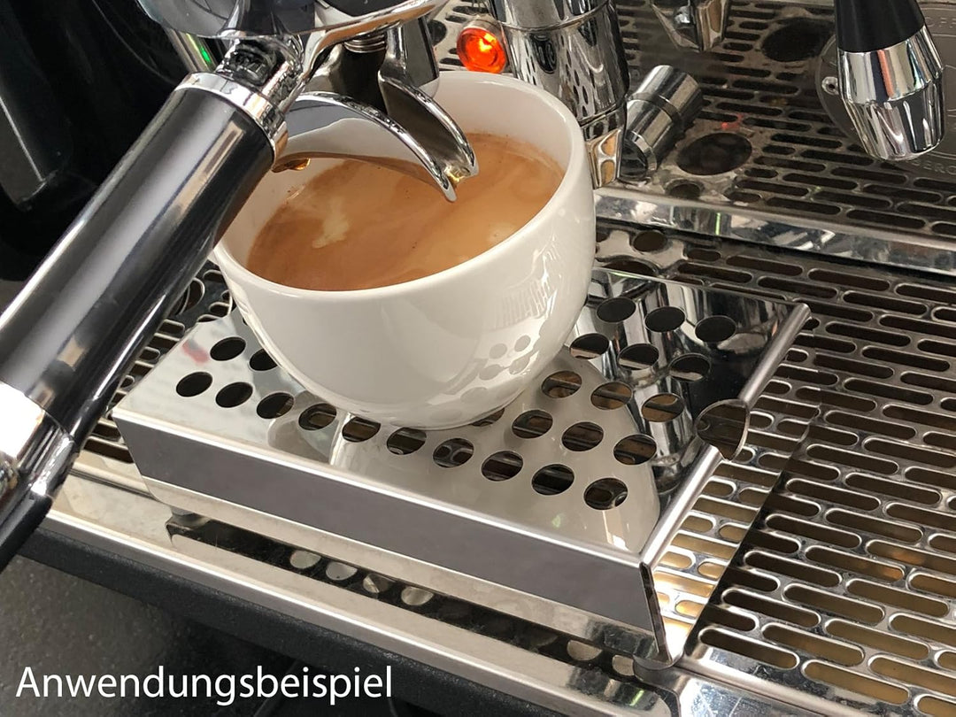 scarlet espresso | Tassenerhöhung »Alto« aus Edelstahl für Siebträgermaschinen; Empore in hochwertig