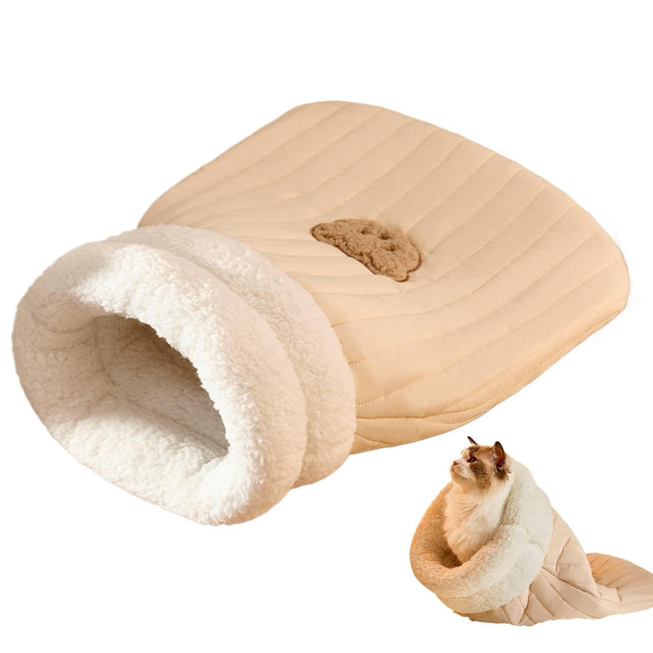 Cat Winter Sleeping Bag Warm Pet Bed, Schlafsack Für Katzen, Katzenschlafsack, Weiche Und Bequeme Ka
