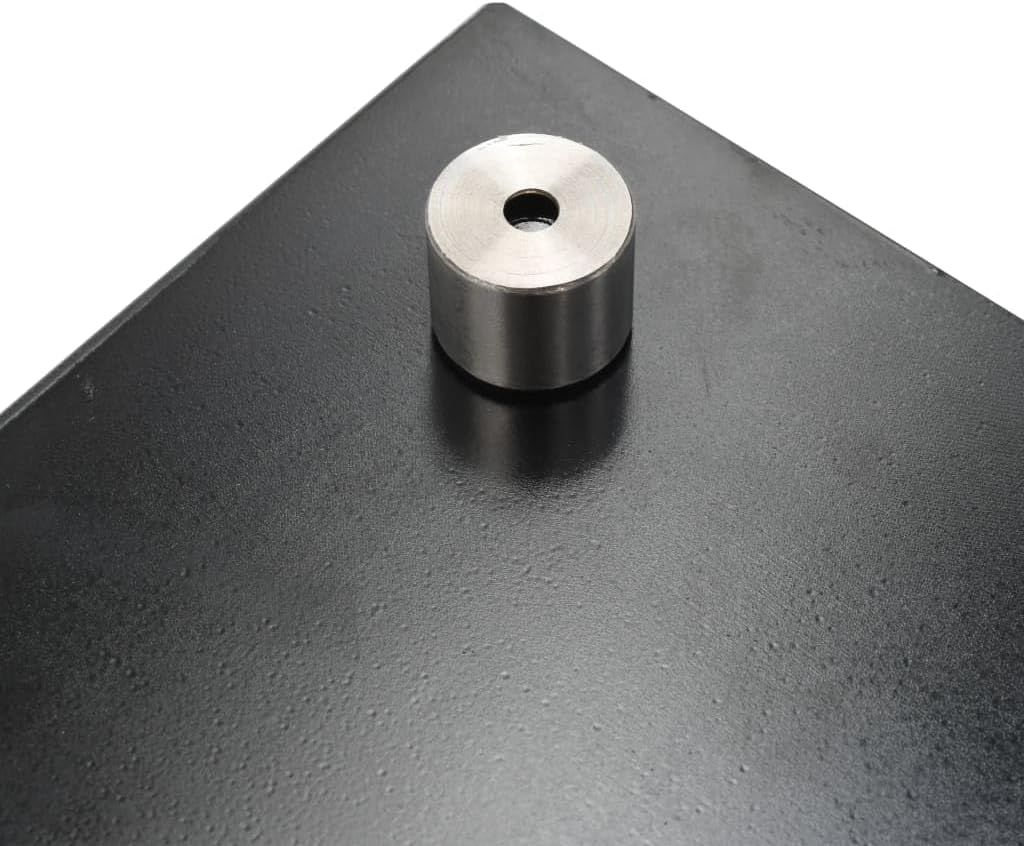 Küchenrückwand Schwarz 90 x 60 cm Hartglas