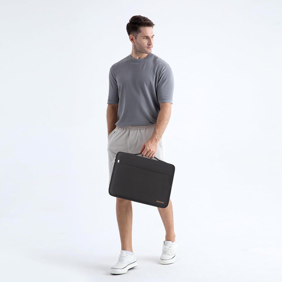 DOMISO 17 Zoll Wasserdicht Laptophülle Laptop Sleeve Case Notebook Hülle Tasche Schutzhülle für 17,3