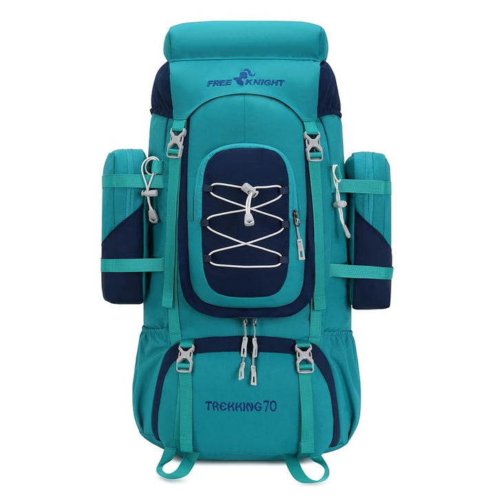 Bseash 70L (65+5) Wasserdichter Wanderrucksack mit Regenschutz, Outdoor-Sport, Reisen, Tagesrucksack