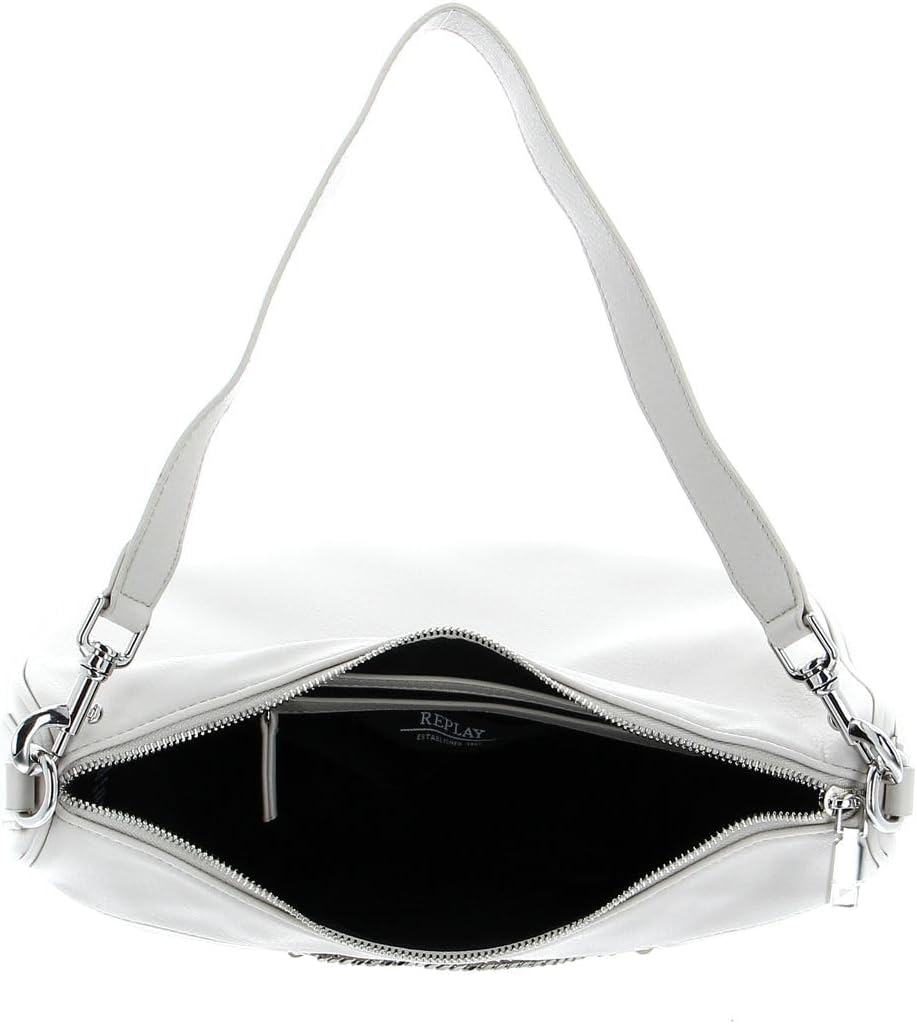 Replay - Schultertasche 30 cm lt grey