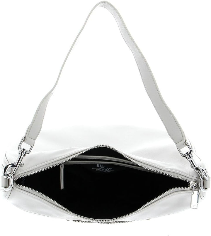 Replay - Schultertasche 30 cm lt grey