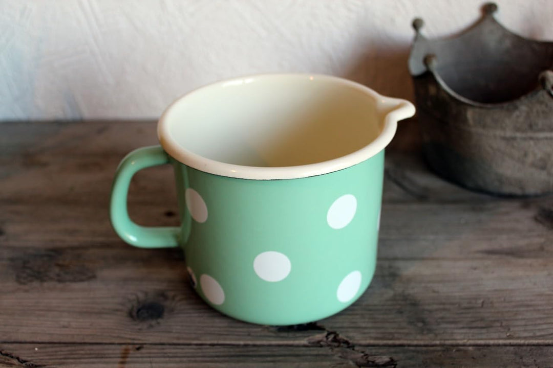 Milchtopf - Topf mit Ausguss - Farbe: Mint - 1 Liter