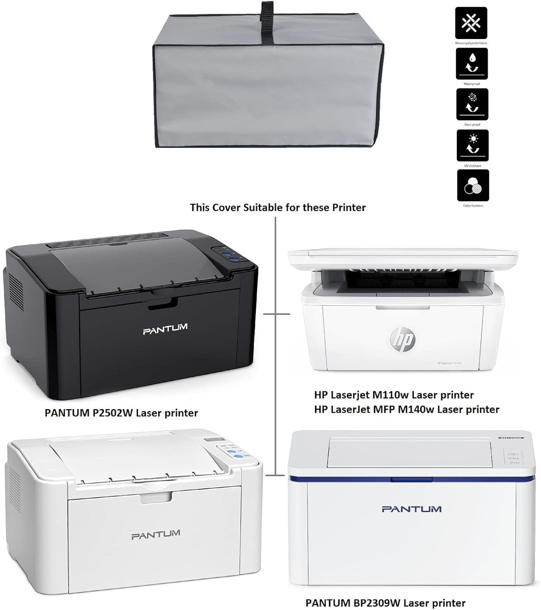 Antistatischer wasserdichter Druckerstaubschutz für HP LaserJet MFP M140w/M110w Wireless Printer/PAN