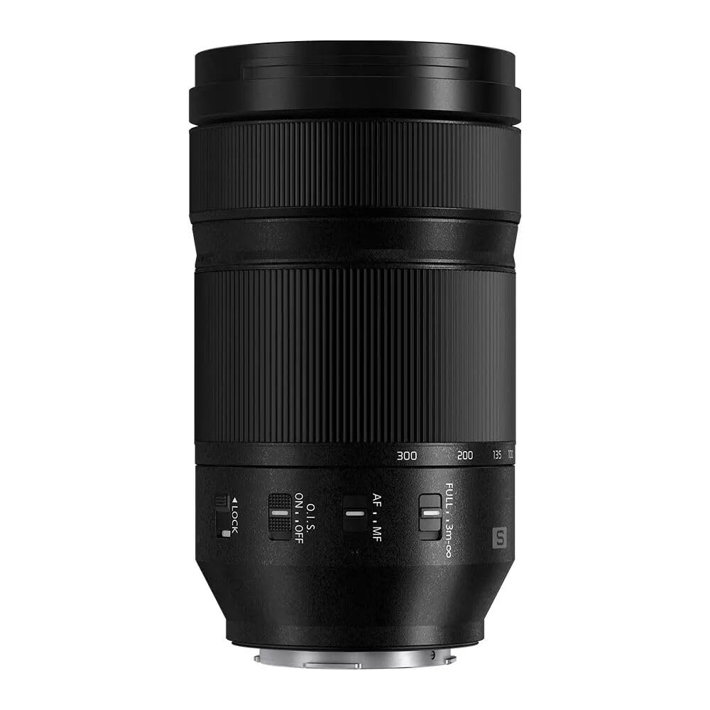Panasonic S-R70300E LUMIX S Teleobjektiv (70-300mm, L-Mount Objektiv, F4.5-5.6, Makro, O.I.S., Filte