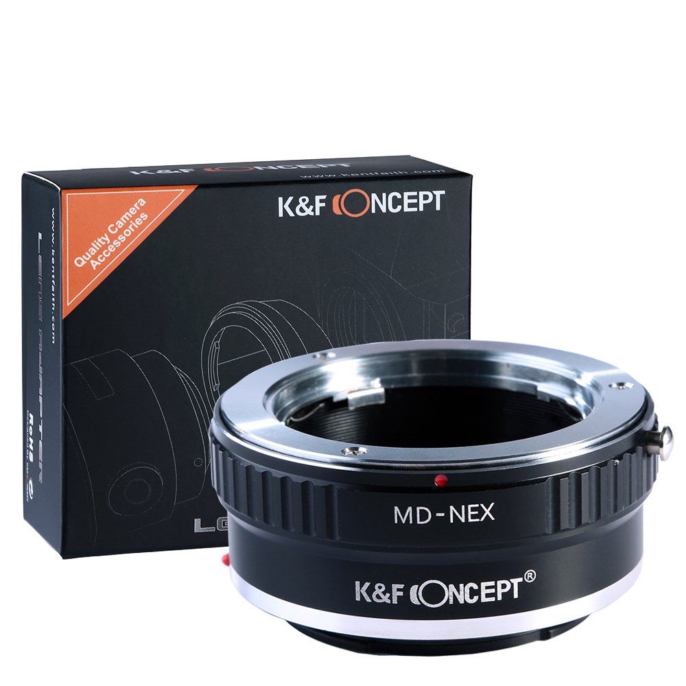 K&F Concept MD-NEX Objektiv Adapterring Objektivadapter Objektiv Adapter e Mount für Minolta MD MC O