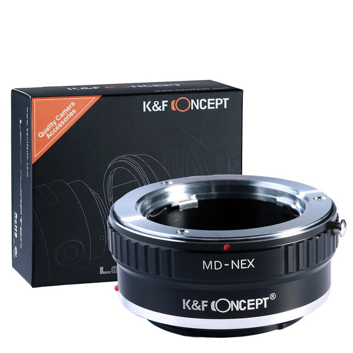 K&F Concept MD-NEX Objektiv Adapterring Objektivadapter Objektiv Adapter e Mount für Minolta MD MC O