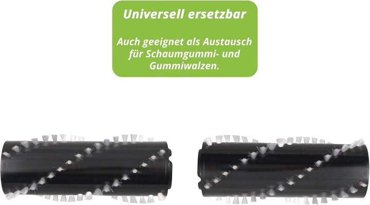 1 Paar Hochwertige Ersatzbürsten Bürsten Rundbürsten Bürstenrollen Walzen passend für Vorwerk Teppic