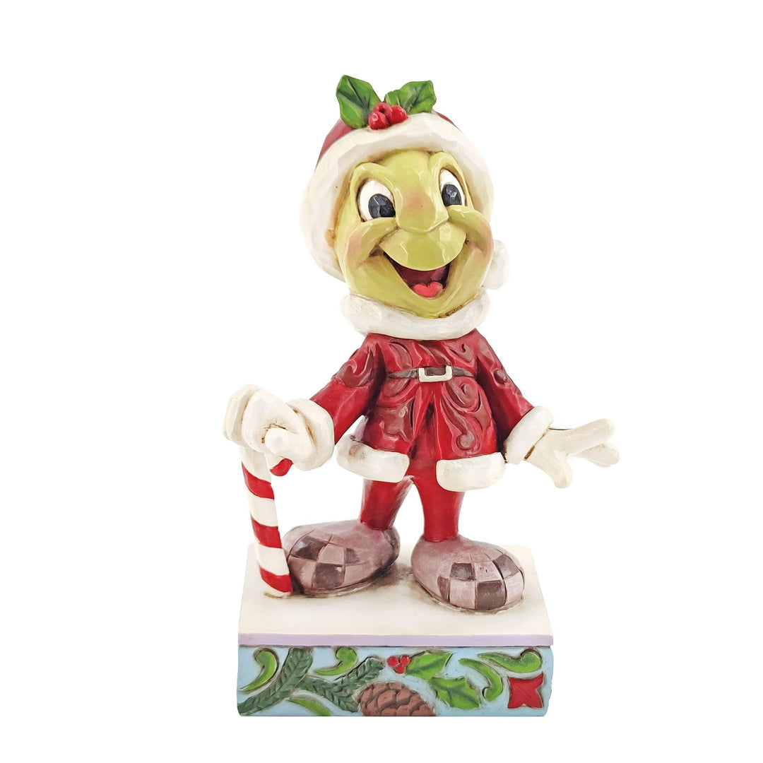 Disney Traditions Christmas Jiminy Cricket Figur, Mehrfarbig, 11,5 cm 11,5 cm Mehrfarbig, 11,5 cm Me