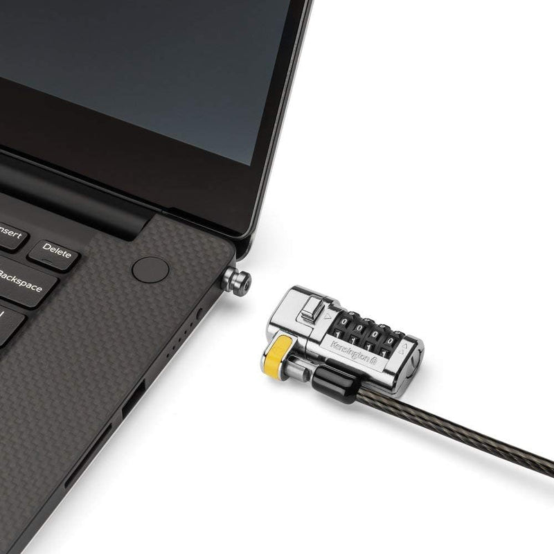 Kensington ClickSafe Universelles 3-in-1 Kombinationsschloss, Ideal für alle Laptops mit T-Bar, Nano