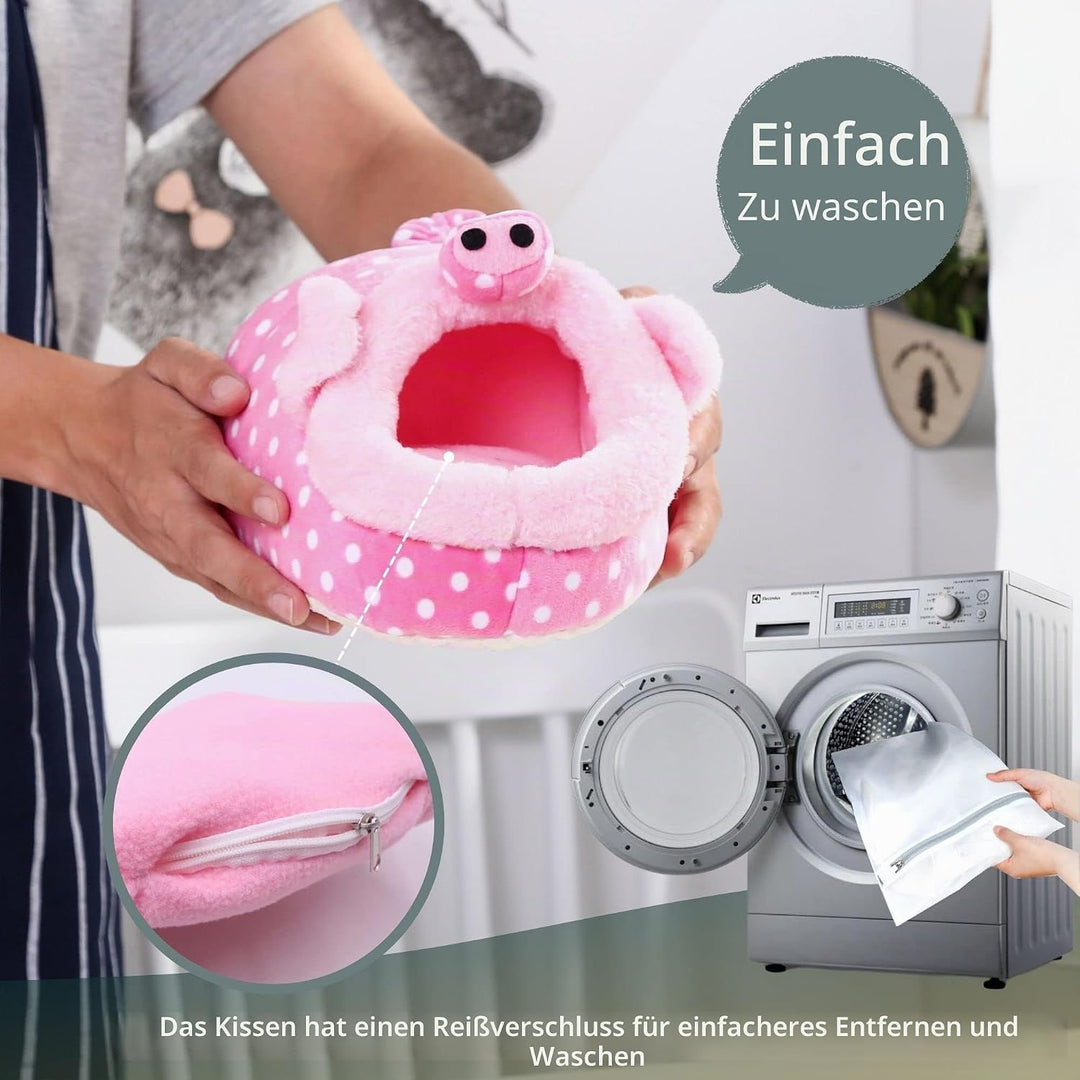JanYoo Kleintierhöhle für Chinchilla, Igel, Meerschweinchen, Käfigzubehör, Spielzeug, für Bartagame,
