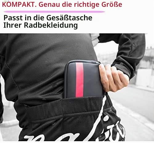 GORIX Cycling Pouch Fahrradtasche wasserdichte Handytasche Rennrad MTB Fahrrad Fahrrad (BKPI) (Grau)