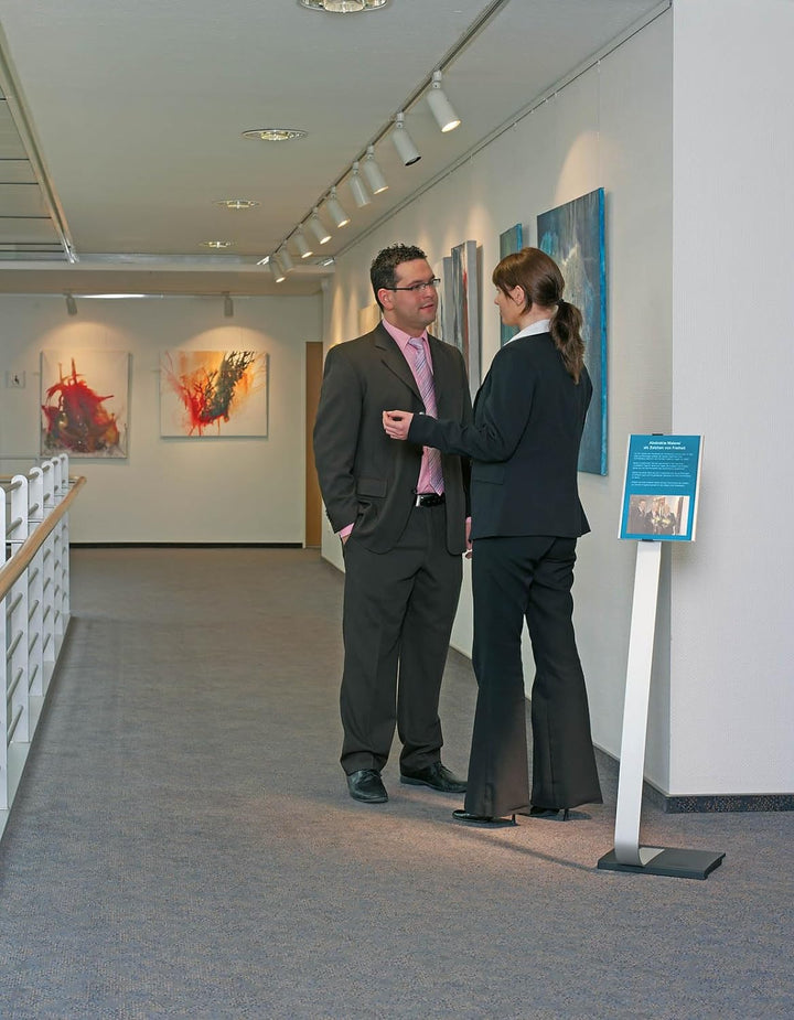 Durable Präsentationsständer Info Sign Stand A4, für Hoch- und Querformat, 481223, A4