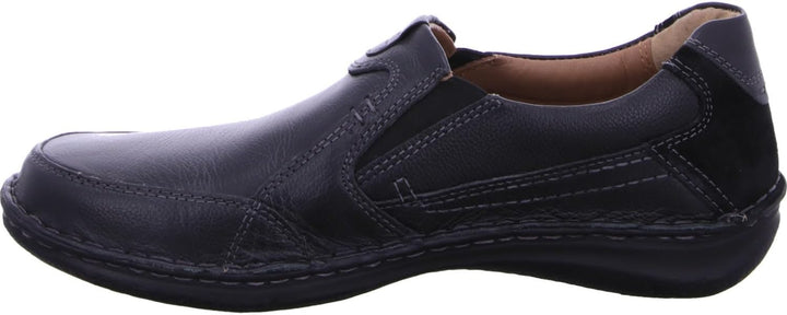 Josef Seibel Herren Slipper Anvers 63,Weite K (Extra weit),Wechselfussbett 41 EU X-Weit Schwarz 238