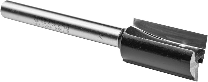 ENT 10997 Nutfräser HW, Schaft (S) 8 mm, Durchmesser (D) 18 mm, NL 30 mm, SL 58 mm, GL 90 mm, mit Ha