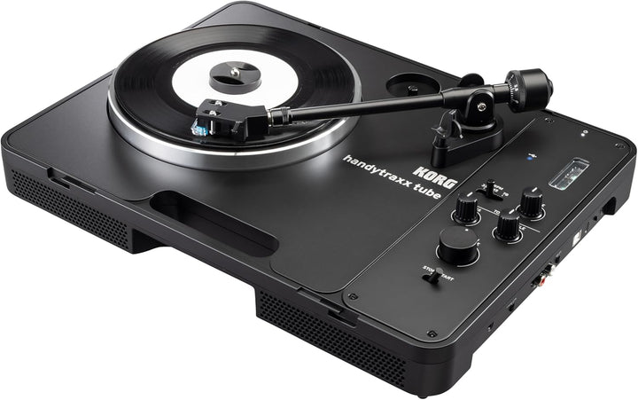 Korg - handytraxx Tube Tragbarer Plattenspieler mit Nutube Vakuumröhre