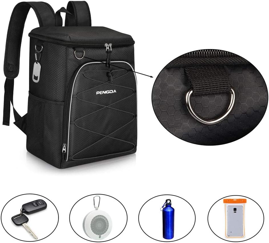 PENGDA 25L Kühlrucksack Kühltasche - 36 Dosen Gross Isoliertasche Wasserdichter Picknickrucksack für