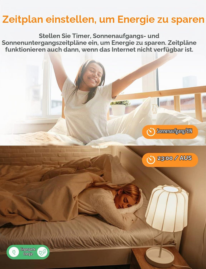 Refoss WLAN Schalter funktioniert mit Apple HomeKit, Universal Smart Schalter für Siri, Alexa, Googl
