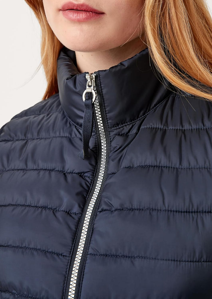 s.Oliver Herren Steppweste – Slim Fit, leicht gefüttert, Stehkragen – Funktional für Outdoor, Überga