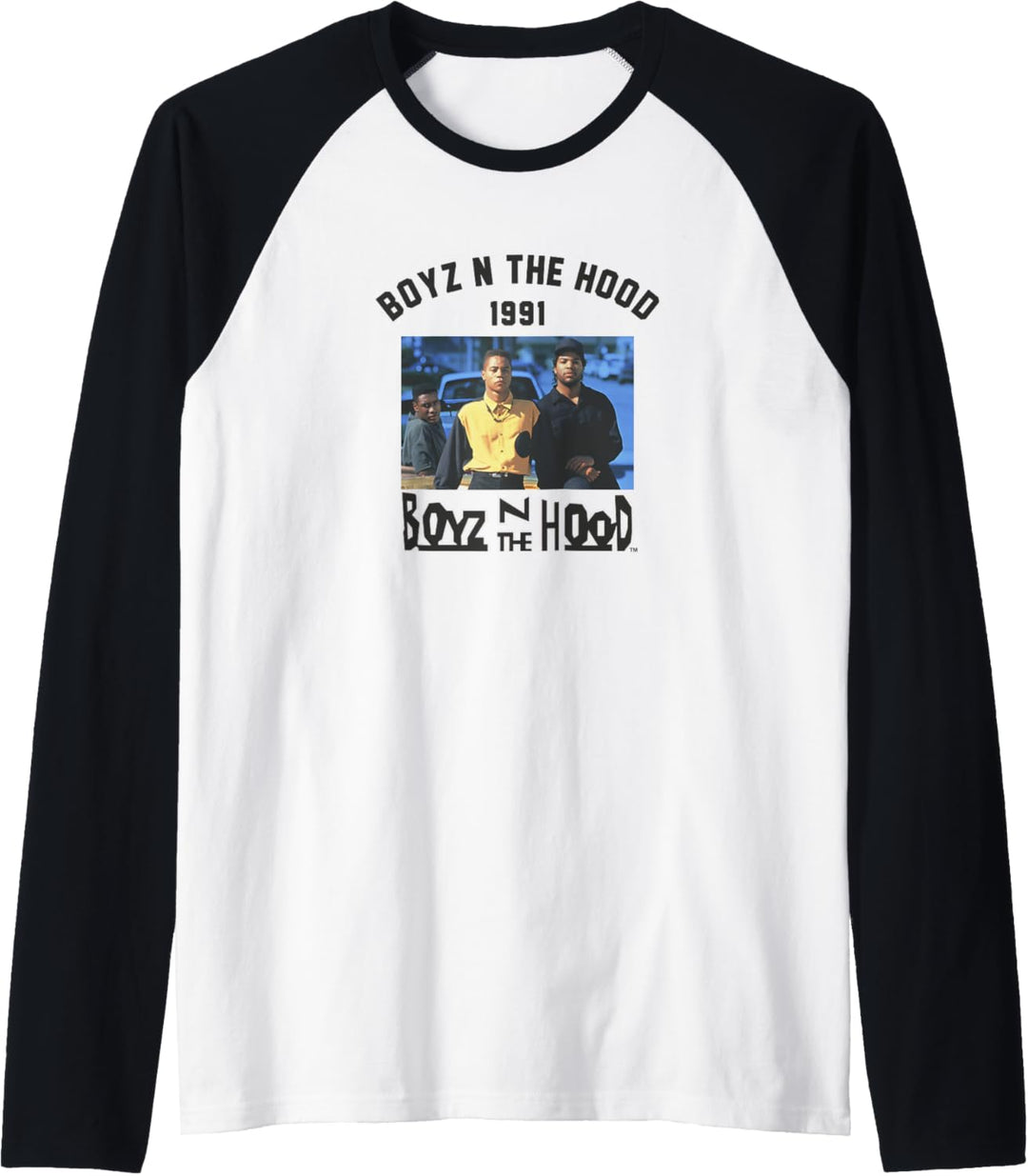 Boyz N The Hood Ice Cube Cuba Gooding Jr. Movie Poster Raglan