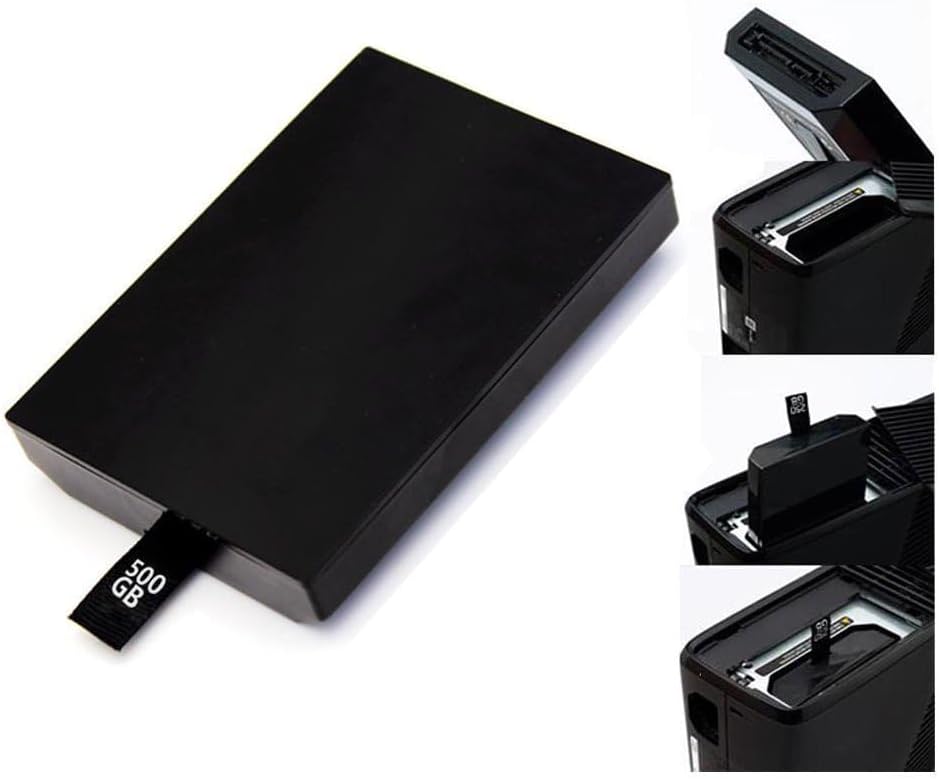 HWAYO Interne Festplatte für Xbox360 Xbox 360 S (500 GB, 500 g) 500GB