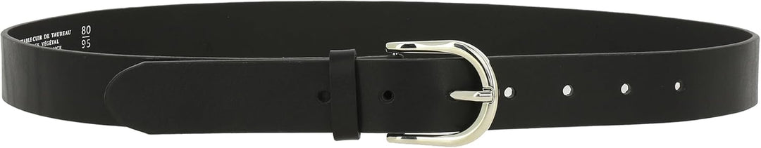 FASHIONGEN - Damengürtel aus pflanzlich gegerbtem Vollnarbenleder, 3 cm breiter ledergürtel, Damengü