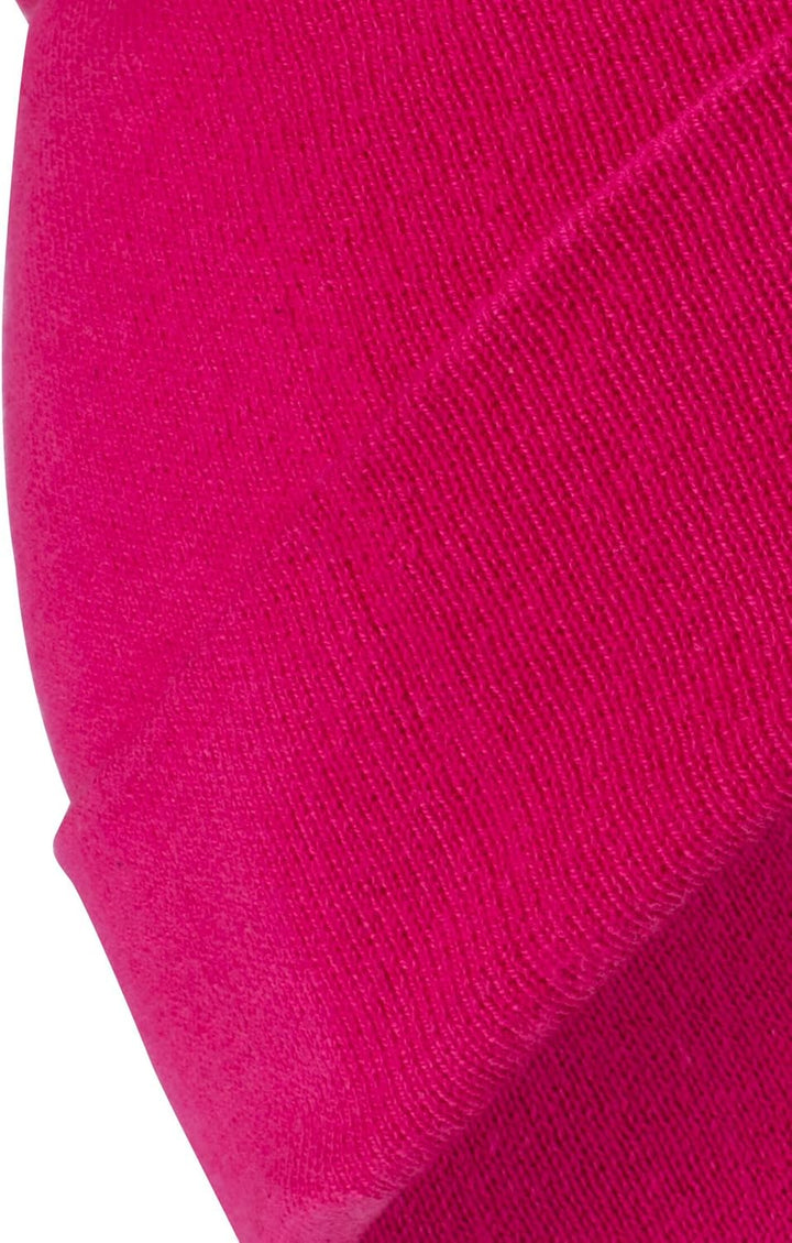 camel active Damen Strickmütze aus Reiner Baumwolle Einheitsgrösse Magnolia, Einheitsgrösse Magnolia